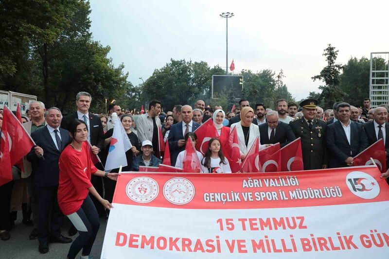 AĞRI’DA 15 TEMMUZ ETKİNLİKLERİYLE