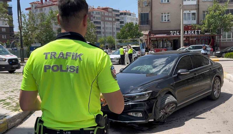 AKSARAY’DA ANİDEN YOLA ÇIKAN