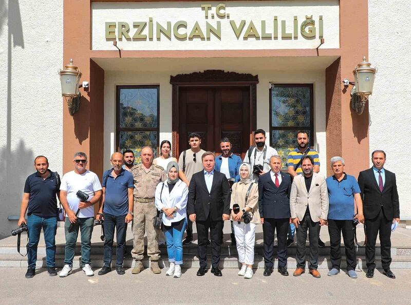 ERZİNCAN VALİSİ HAMZA AYDOĞDU, İL EMNİYET MÜDÜRÜ KENAN KURT VE