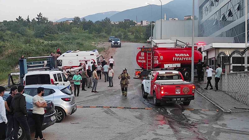 Bursa’da tekstil fabrikasında yangın