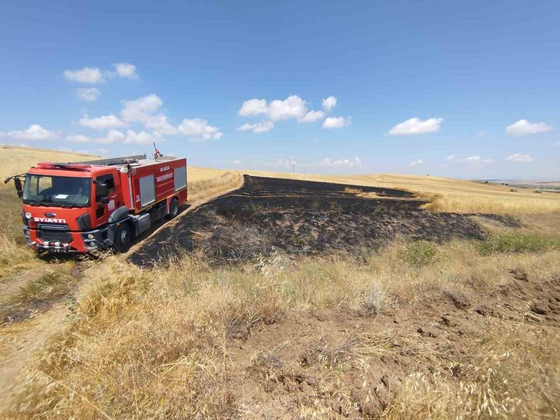 Çorum’da 15 hektar ekili arazi yangında kül oldu