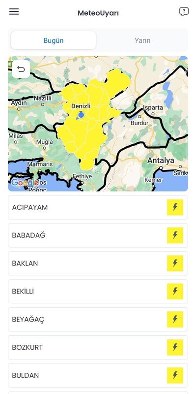 Denizli’de sel baskılarına karşı uyarı yapıldı