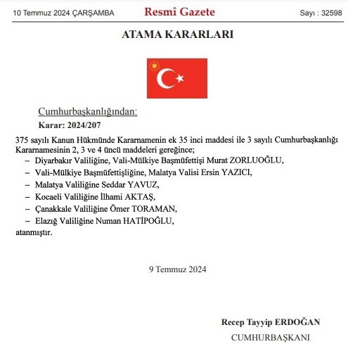 CUMHURBAŞKANI RECEP TAYYİP ERDOĞAN'IN