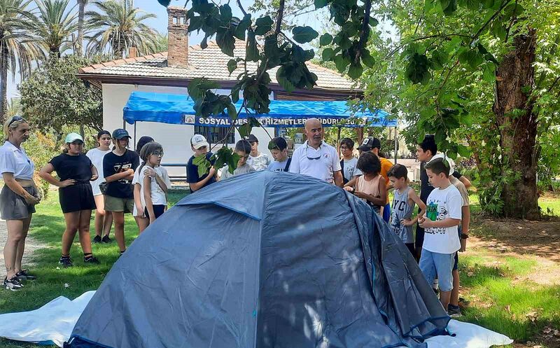 Doğa kampı ilk misafirlerini ağırladı