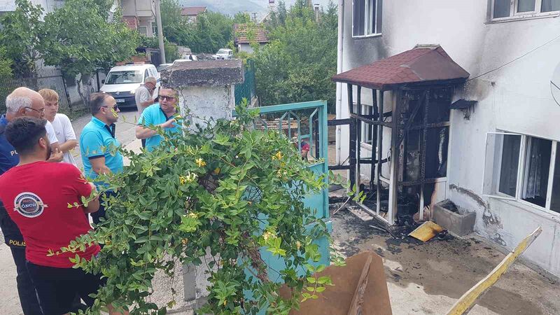 KARABÜK’TE ELEKTRİK PANOSUNDAN ÇIKAN