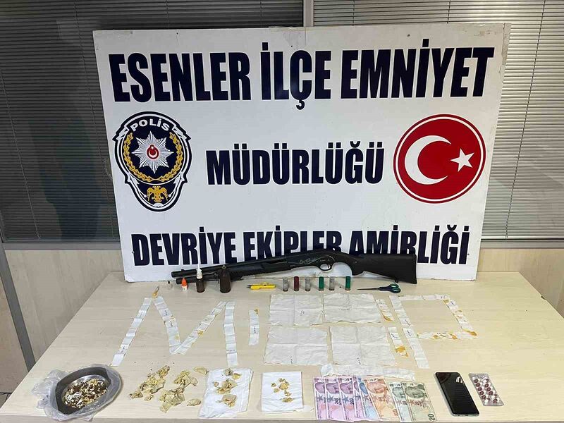 ESENLER’DE DÜZENLENEN UYUŞTURUCU OPERASYONUNDA