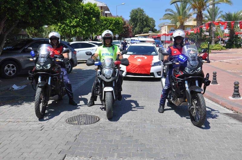 Gazipaşa’da 15 Temmuz Konvoyu düzenlendi