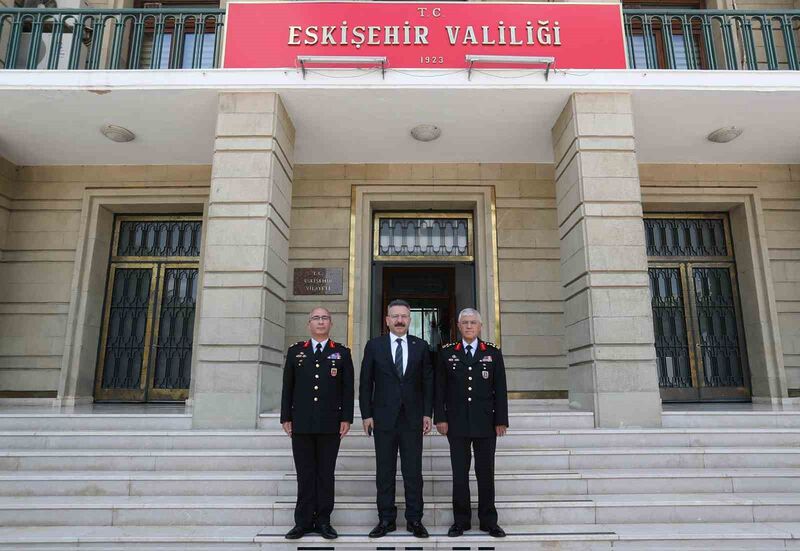 Jandarma Genel Komutanı Orgeneral Arif Çetin, Vali Aksoy’u ziyaret etti