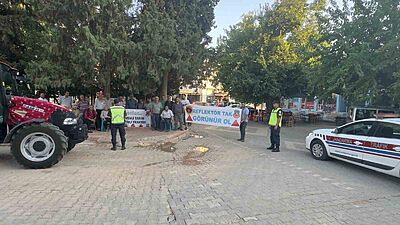 GAZİANTEP'TE JANDARMA EKİPLERİNCE 60 TRAKTÖR SÜRÜCÜSÜNE ROBS DEMİRİ KULLANIMININ ÖNEMİ