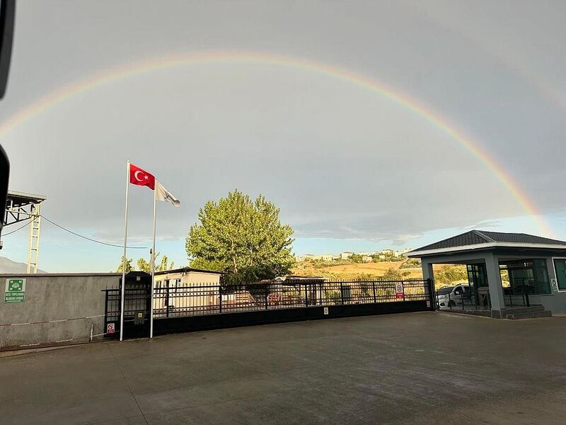 Kahramanmaraş’ta gökkuşağı şöleni