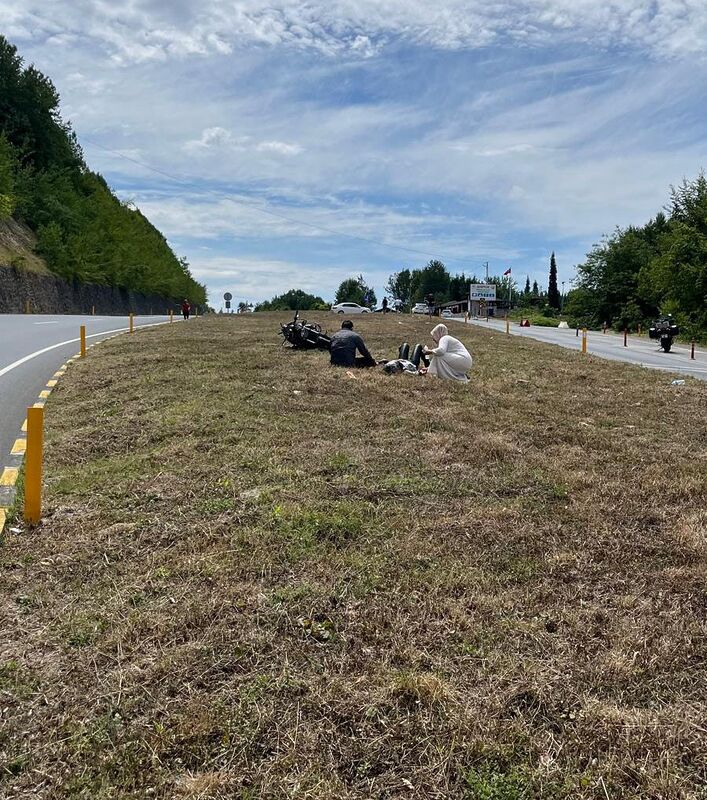 ZONGULDAK'IN EREĞLİ İLÇESİNDE YOLA