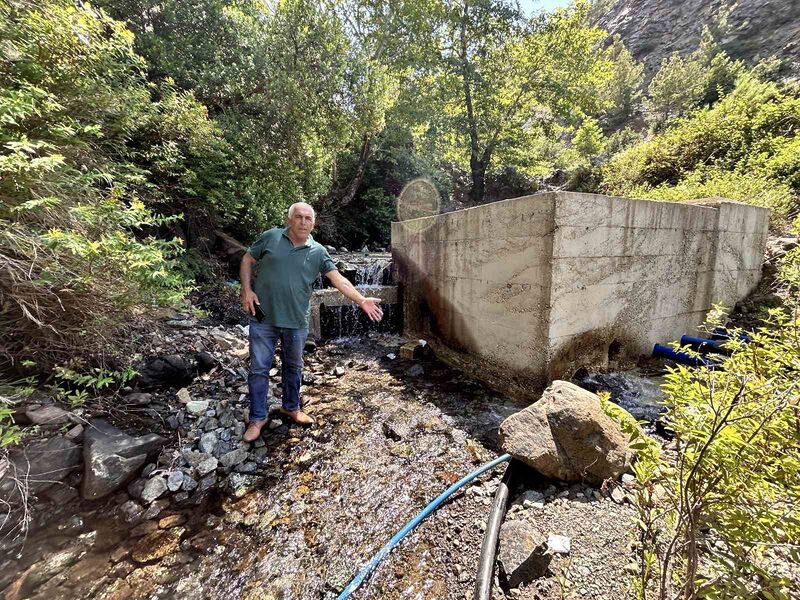 HATAY'IN ARSUZ İLÇESİNDE DAĞDAN