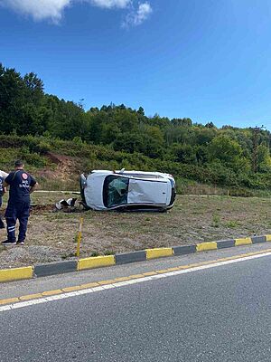 Kdz.Ereğli’ de trafik kazası: 1 kişi yaralandı