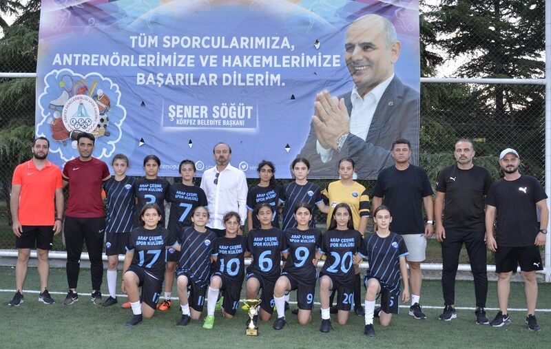 KÖRFEZ KİRAZ FESTİVALİ KAPSAMINDA DÜZENLENEN KIZLAR U13 DOSTLUK FUTBOL TURNUVASINDA