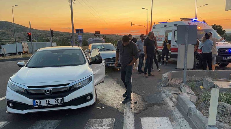 NEVŞEHİR’DE KIRMIZI IŞIKTA GEÇEN