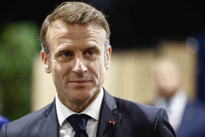 FRANSA CUMHURBAŞKANI EMMANUEL MACRON,