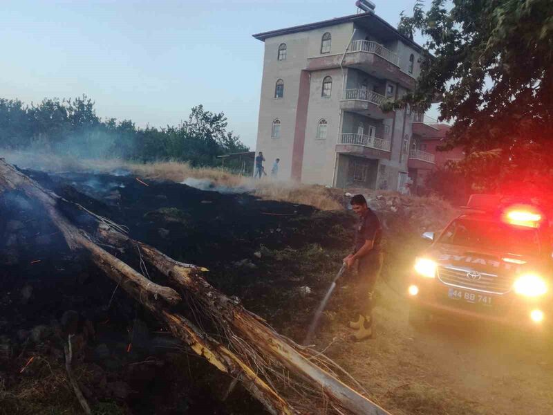 MALATYA’DA ANIZ YANGINI