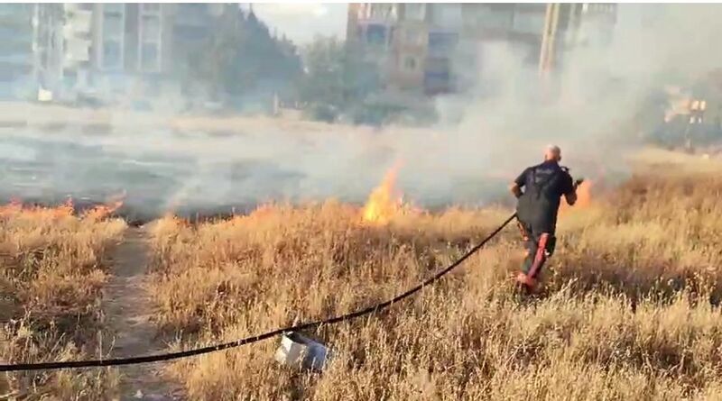 MALATYA’DA OT YANGINI