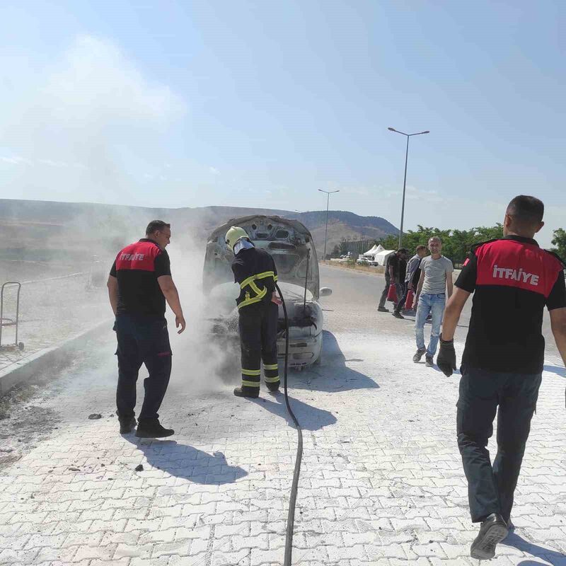 ÇANKIRI’DA BİR OTOMOBİLDE ÇIKAN