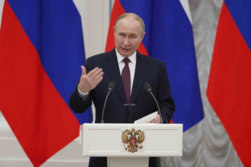 Putin: “Rusya, (Ukrayna’da) çatışmanın kesin bir şekilde sonlandırılmasından yana”