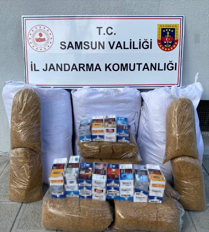 SAMSUN'DA JANDARMA EKİPLERİ KAÇAK