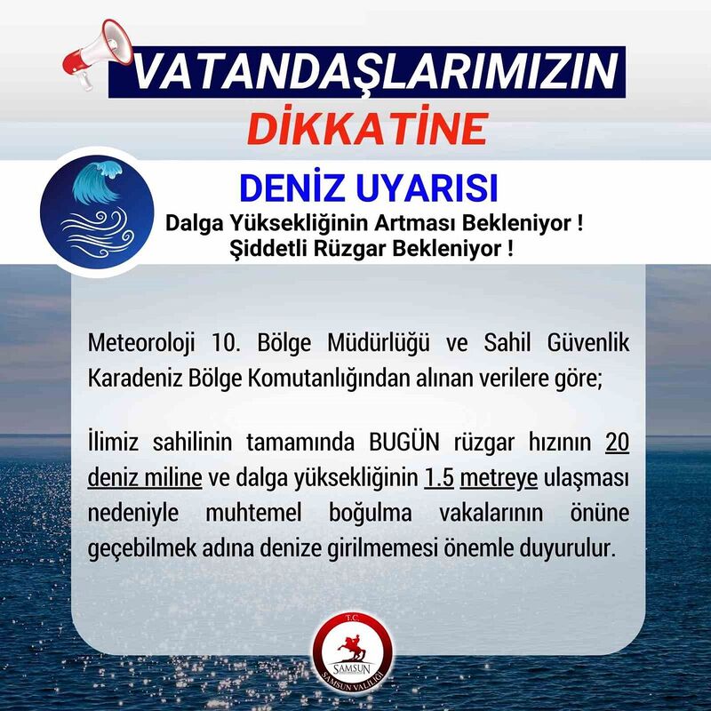 SAMSUN VALİLİĞİ, YÜKSEKLİĞİ 1,5