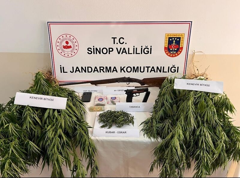 Sinop’ta uyuşturucu operasyonu: 2 gözaltı