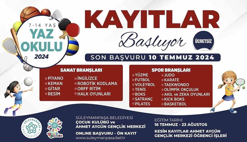 SÜLEYMANPAŞA BELEDİYESİ 2024 YAZ