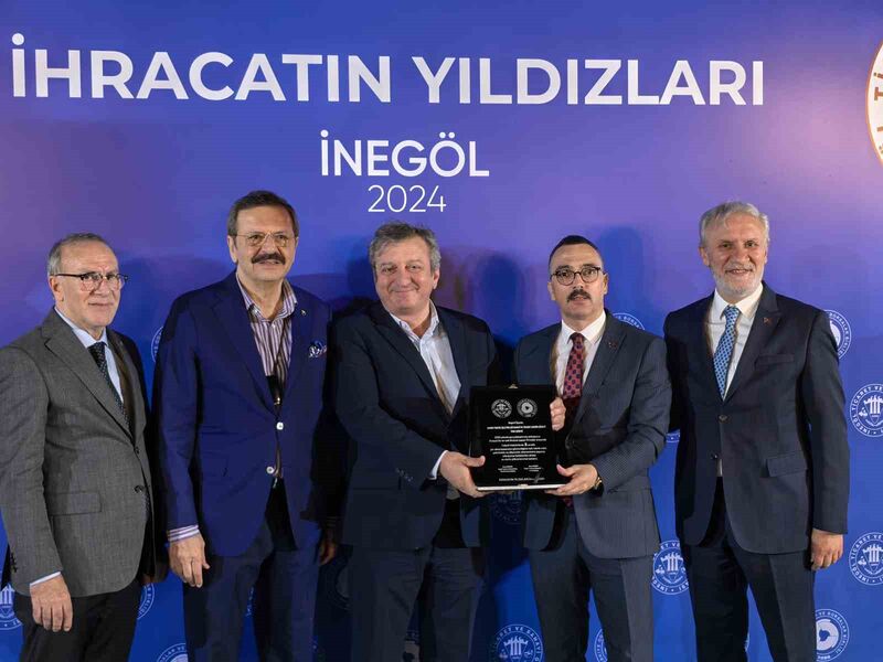 İNEGÖL TİCARET VE SANAYİ ODASI'NIN 2023 YILI 'İHRACATIN YILDIZLARI ÖDÜLLERİ'