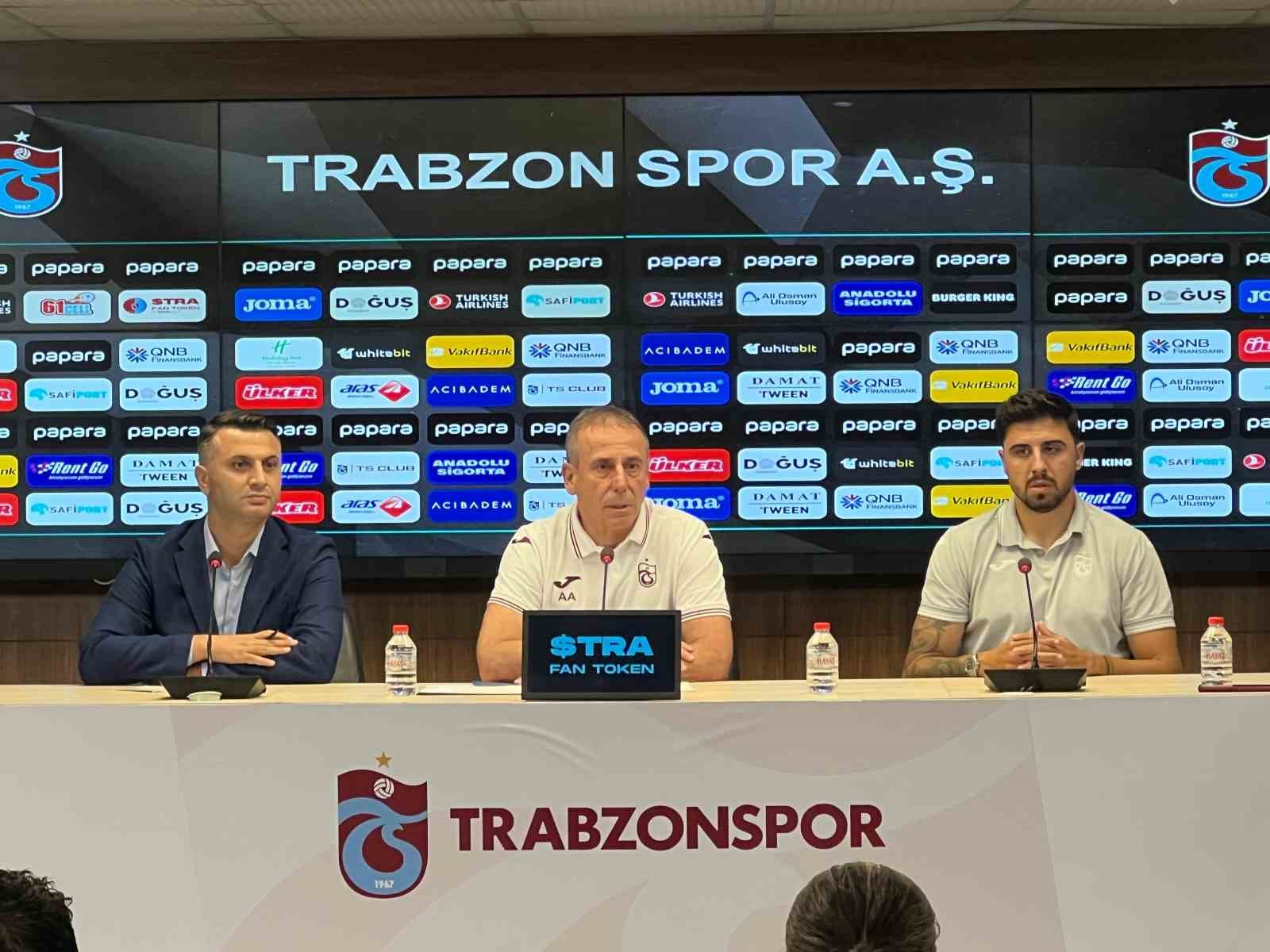 TRABZONSPOR TEKNİK DİREKTÖRÜ ABDULLAH