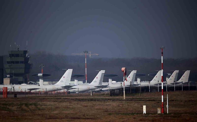 ALMANYA'NIN GEİLENKİRCHEN KASABASINDAKİ NATO HAVA ÜSSÜNDE "POTANSİYEL TEHDİT" OLDUĞUNU GÖSTEREN