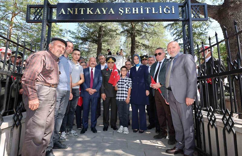 ANITKAYA ŞEHİTLERİ TÖRENLE ANILDI