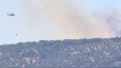 Erdek’te orman yangını, havadan ve karadan müdahale ediliyor