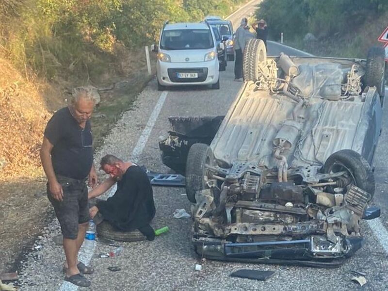 Gönen’de trafik kazası: 1 kişi yaralandı