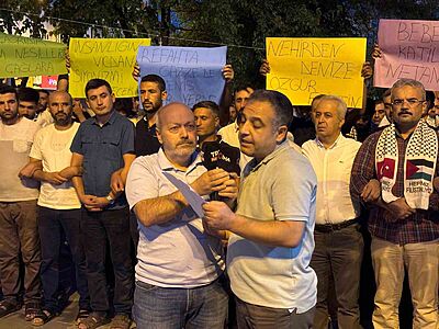 HANİYE SUİKASTI ADIYAMAN’DA PROTESTO