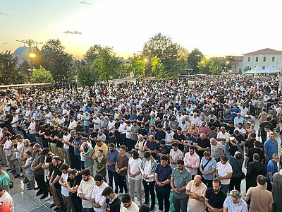 Haniye’ye düzenlenen suikast yürüyüşle protesto edildi