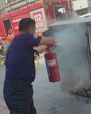 HATAY’DA TRAFODA ÇIKAN YANGIN