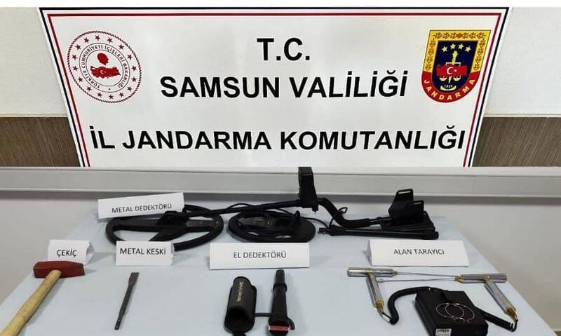 SAMSUN'UN ALAÇAM İLÇESİNDE KAÇAK