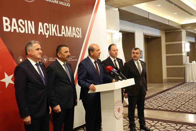 KKTC Cumhurbaşkanı Tatar, Zonguldak’ta gazilerle ve iş dünyasıyla bir araya geldi