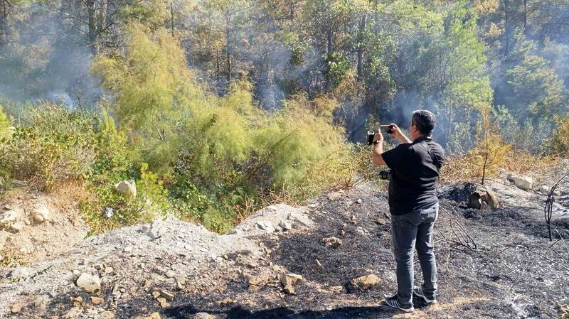 Mersin Silifke’deki orman yangını kısmen kontrol altına alındı