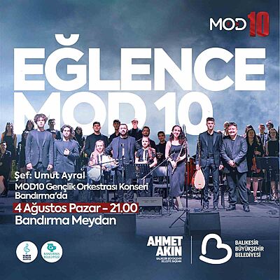 MOD10 GENÇLİK KONSERLERİ BAŞLIYOR