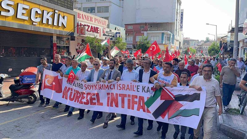 HANİYE’NİN ÖLDÜRÜLMESİ OSMANİYE'DE PROTESTO