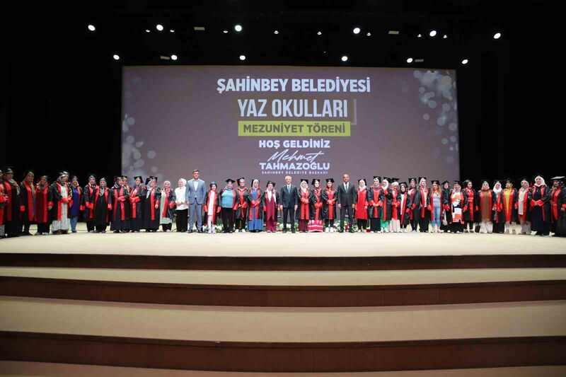 Şahinbey’de yaz okulu mezuniyet töreni düzenlendi