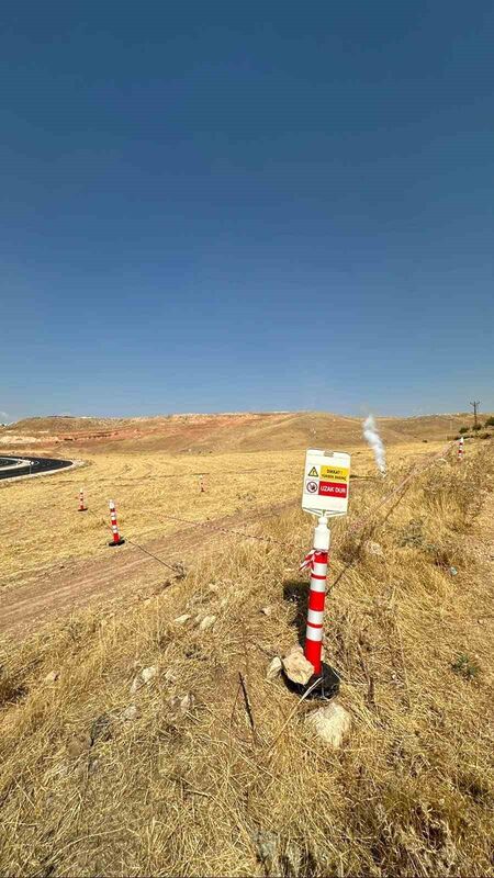 Siirt’te karbondioksit gaz hattında sızıntı