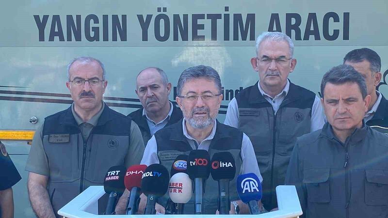 Tarım ve Orman Bakanı açıkladı…Çanakkale’deki yangın kontrol altında