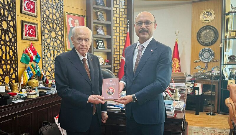 Türk Eğitim-Sen Genel Başkanı Geylan’dan, MHP Genel Başkanı Bahçeli’ye ziyaret