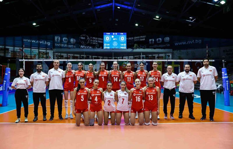 U20 Kadın Milli Voleybol Takımı, namağlup Avrupa şampiyonu