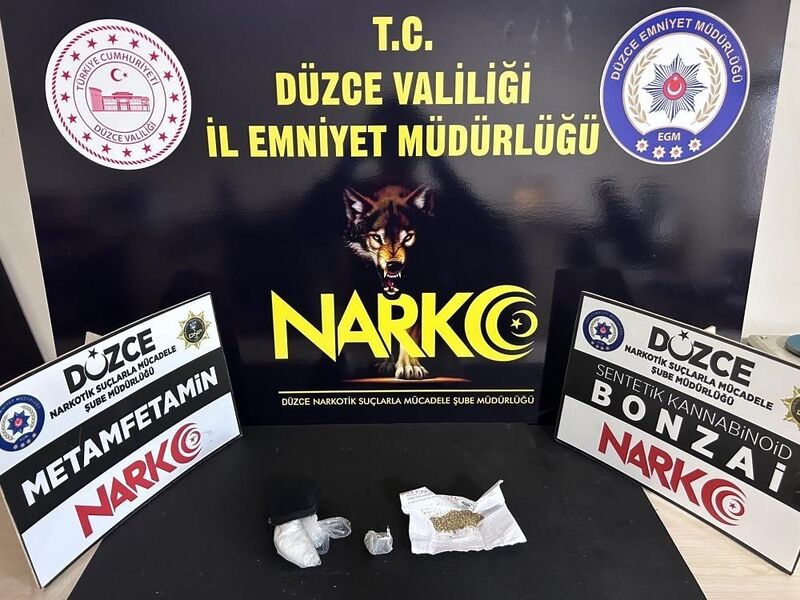 DÜZCE'DE NARKOTİK SUÇLARLA MÜCADELE