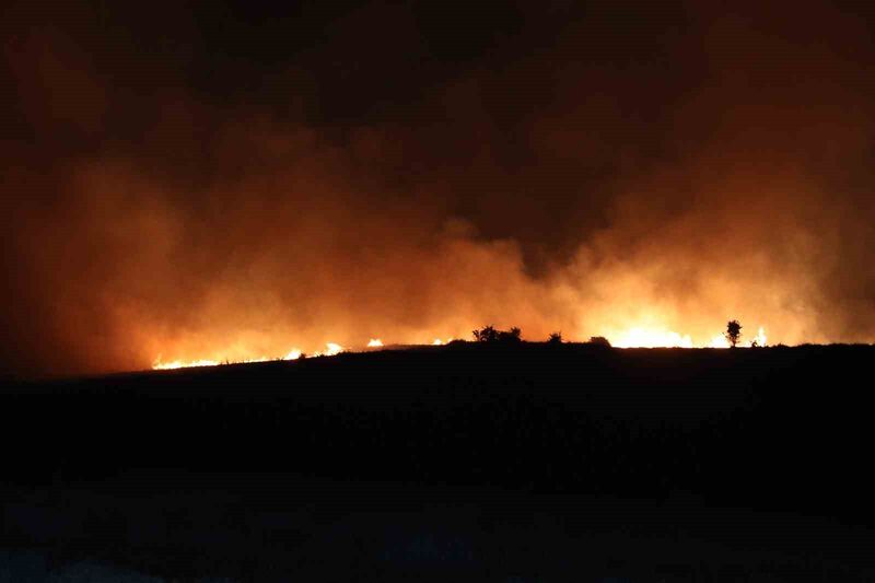 Yozgat’ta çıkan anız yangını söndürüldü