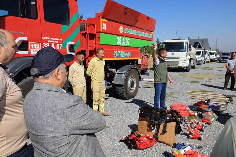 Ali Dağı’na yangın eylem planı